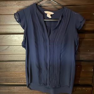 H&M Blue Blouse with Chic Style
